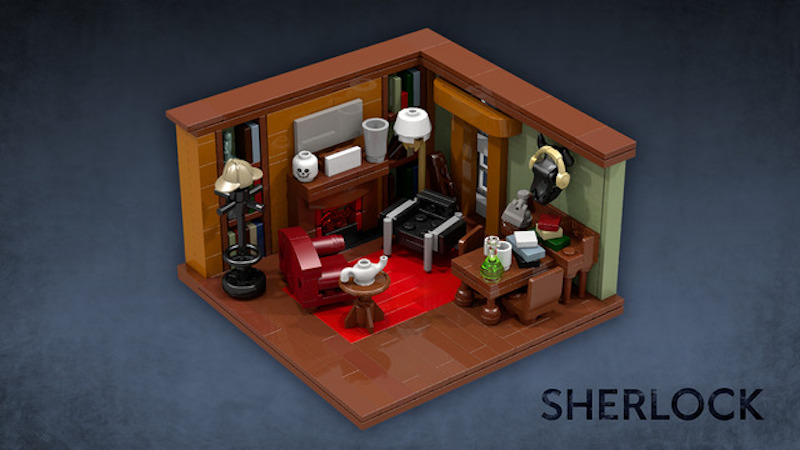 Illustration for article titled Blimey! This Sherlock Lego set may become official!